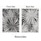 World Rug Gallery Tropical Leaves Nature Inspired Indoor/Outdoor Area Rug 5' x 7' Black 4030BLACK5X7 - alternate 3